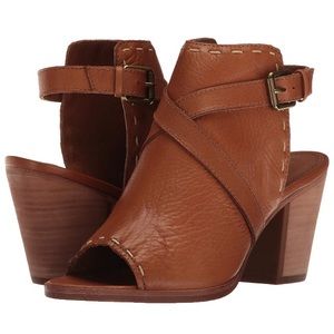 FRYE Dani Pickstitch Shield Heel Sandal SZ: 8 NEW